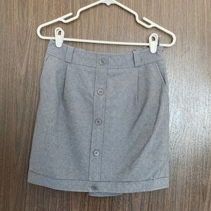 Reiss Gray Mini Skirt UK size 6/ US XS